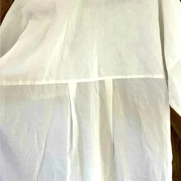 New White Cotton, Line Long Sleep Short - Picture 7 of 7